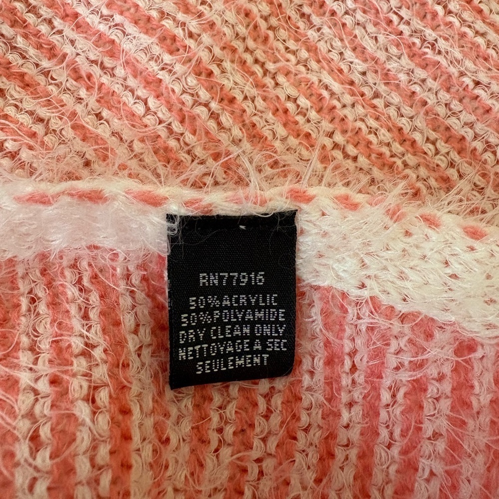 House of Harlow CLOSET CLEANOUT 1960 cardigan one size  red and cream - Picture 5 of 6